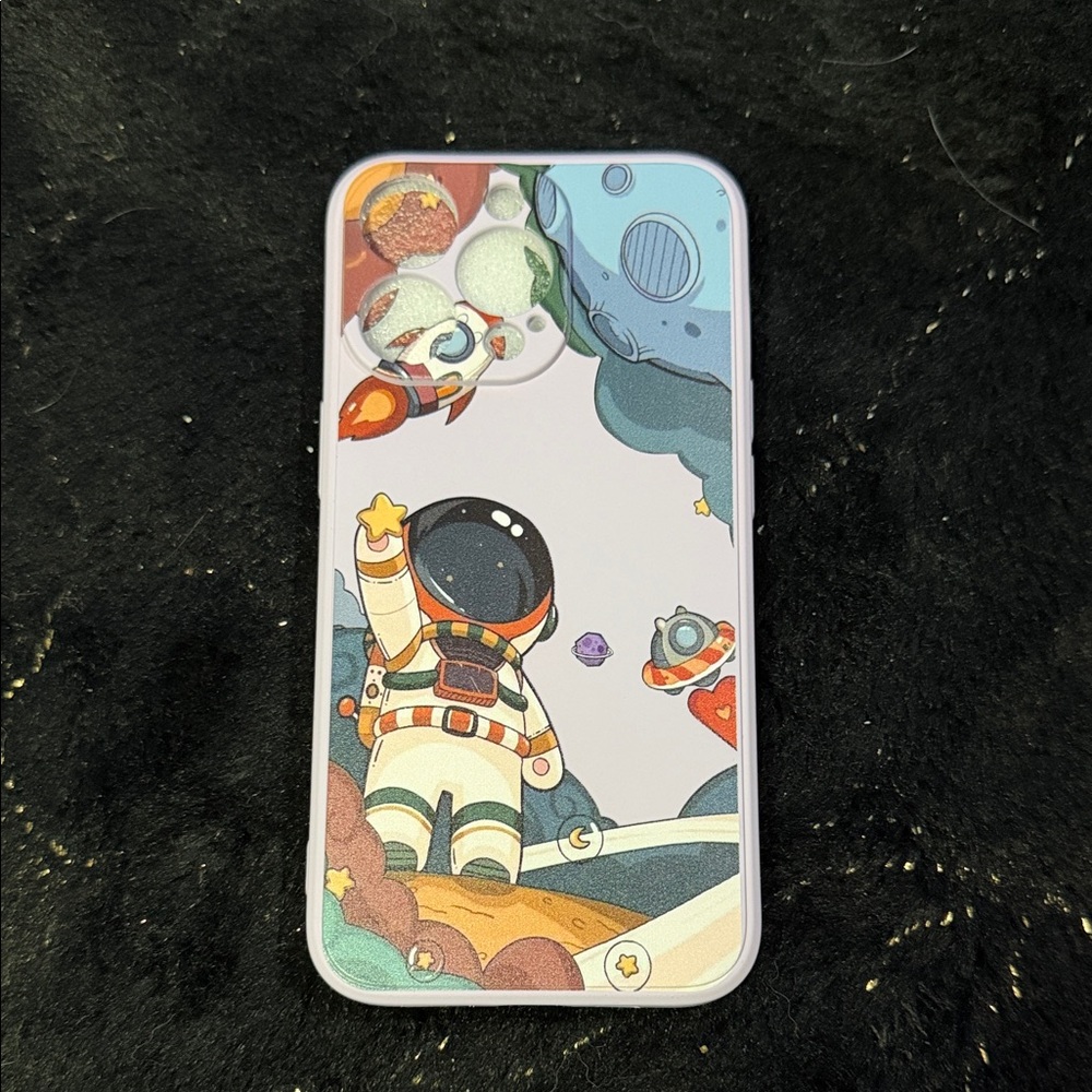 iPhone 13 Pro purple pastel cute space phone case NWT